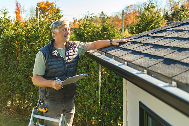 Professional Roof Replacement technician working in River Falls, WI